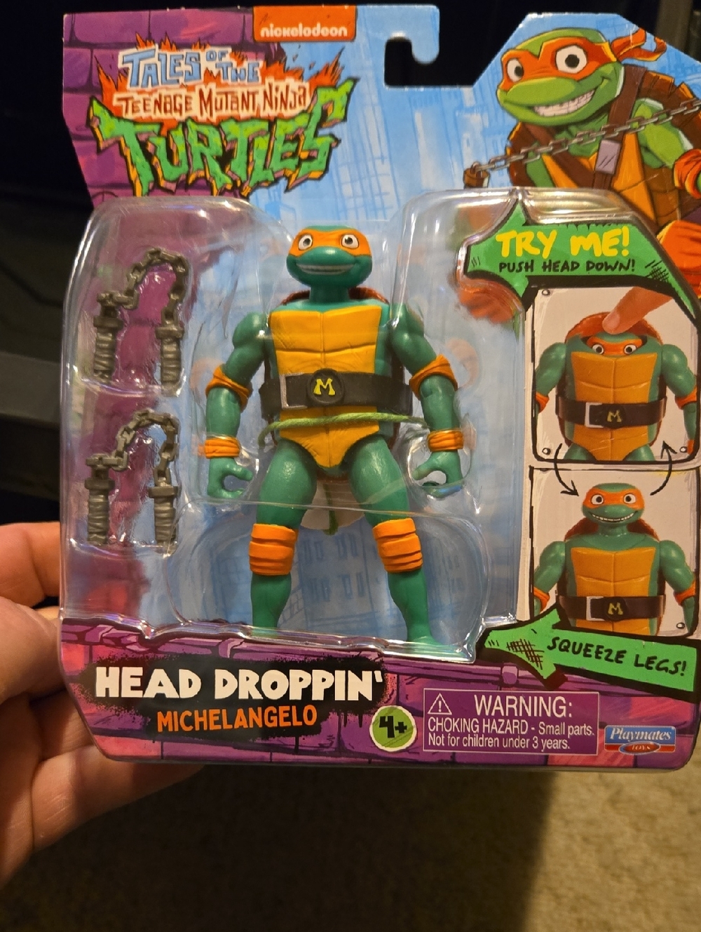 Tales Of The Teenage Mutant Ninja Turtles Head Dropping Michelangelo